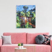Paul Cezanne Quarry op Bibémus Canvas Afdruk (Insitu (Woonkamer))