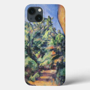 Paul Cezanne Red rock, c.1895 (oil on canvas) iPhone 13 Hoesje