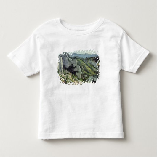 Paul Cezanne | Rocks te L'Estaque, 1879-82 Kinder Shirts (Voorkant)