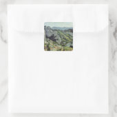 Paul Cezanne | Rocks te L'Estaque, 1879-82 Vierkante Sticker (Tas)