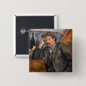 Paul Cezanne - Roker Vierkante Button 5,1 Cm (Voorkant /achterkant)