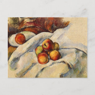 Paul Cezanne schilderij, Appels op een Blad Briefk Briefkaart