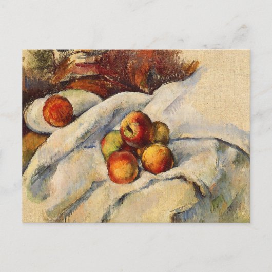 Paul Cezanne schilderij, Appels op een Blad Briefk Briefkaart (Voorkant)