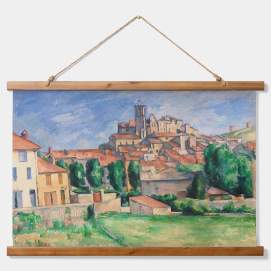 Paul Cezanne Schilderij Cezanne Gardanne Hangend Wandkleed (Voorkant)