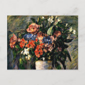Paul Cezanne schilderij, Pot of Flowers, 1876 Briefkaart (Voorkant)