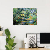 Paul Cezanne schilderij, The Brook, Poster (Thuiskantoor)