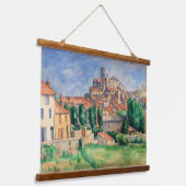 Paul Cezanne  Schilderij van Cezanne  Cezanne Gard Hangend Wandkleed (Gebogen)