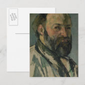 Paul Cezanne | Self Portrait, c.1877-80 Briefkaart (Voorkant / Achterkant)