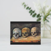 Paul Cézanne Skulls neemt nog steeds een fijne Art Briefkaart (Staand voorkant)