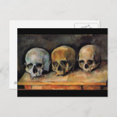 Paul Cézanne Skulls neemt nog steeds een fijne Art Briefkaart (Voorkant / Achterkant)