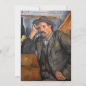 Paul Cezanne - Smoker Bedankkaart (Voorkant)