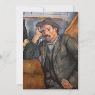 Paul Cezanne - Smoker Bedankkaart