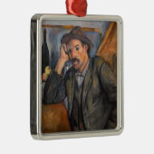 Paul Cezanne - Smoker Metalen Ornament (Rechts)