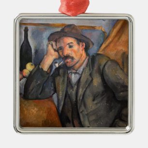 Paul Cezanne - Smoker Metalen Ornament