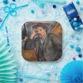 Paul Cezanne - Smoker Papieren Bordje (Feest)