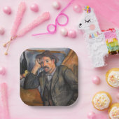 Paul Cezanne - Smoker Papieren Bordje (Feest)