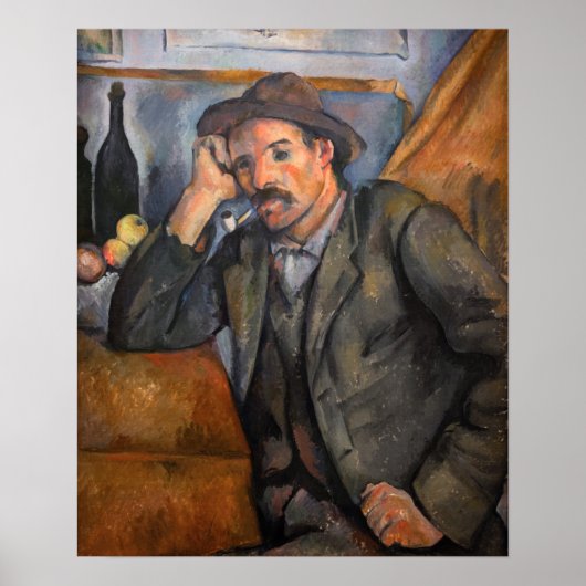 Paul Cezanne - Smoker Poster (Voorkant)