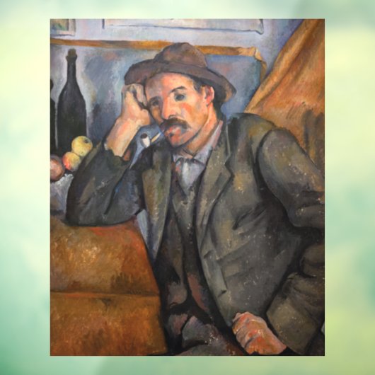 Paul Cezanne - Smoker Raamsticker (Vel 3)