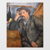 Paul Cezanne - Smoker Raamsticker (Vel)