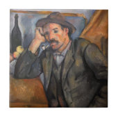 Paul Cezanne - Smoker Tegeltje (Voorkant)