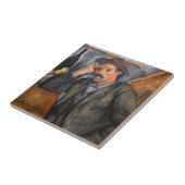 Paul Cezanne - Smoker Tegeltje (Zijkant)