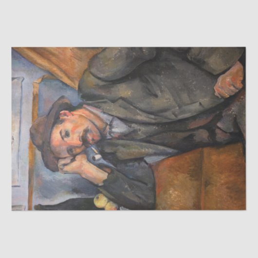Paul Cezanne - Smoker Tissuepapier (Voorkant)