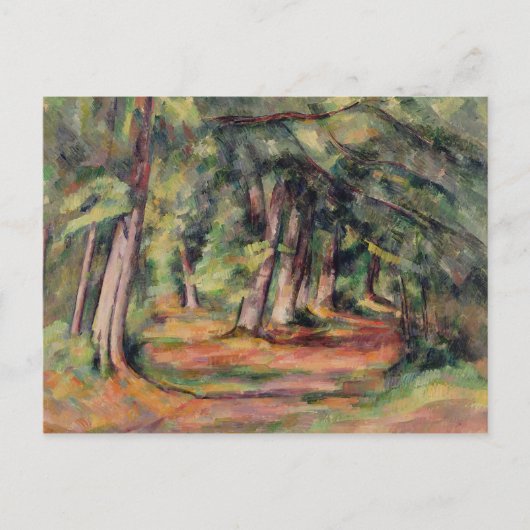Paul Cezanne | Sous-bois 1890-94 Briefkaart (Voorkant)