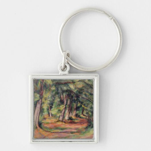 Paul Cezanne | Sous-bois 1890-94 Sleutelhanger (Voorkant)