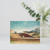 Paul Cezanne | Spoorwegversnijding, c.1870 Briefkaart (Staand voorkant)