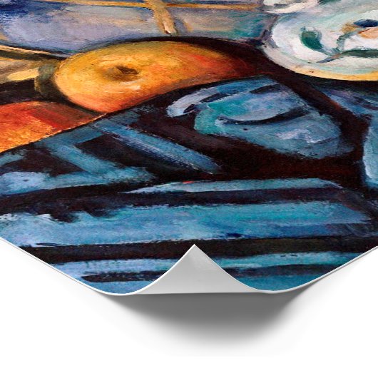 Paul Cezanne - stil leven met appels Poster (Hoek)