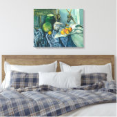 Paul Cezanne still Life Apples and Primroses Canvas Afdruk (Insitu (Slaapkamer))