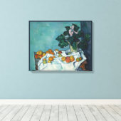 Paul Cezanne Still Life With Apples Fine Art Canvas Afdruk (Insitu (Houten vloer))