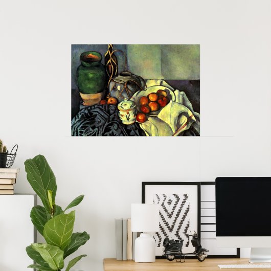 Paul Cezanne - Still Life with Apples Poster (Thuiskantoor)