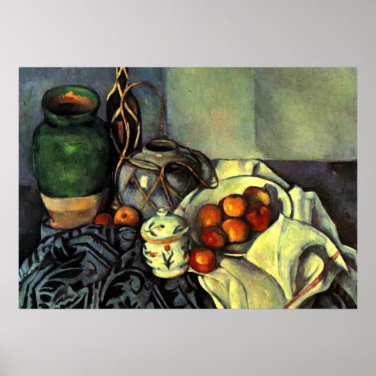 Paul Cezanne - Still Life with Apples Poster (Voorkant)