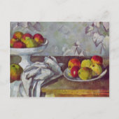 Paul Cezanne-still met appels en fruitbowl Briefkaart (Voorkant)