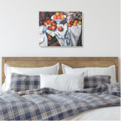 Paul Cezanne - Stilleven, Appelen en Sinaasappels Canvas Afdruk (Insitu (Slaapkamer))