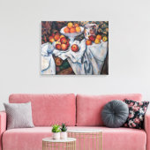 Paul Cezanne - Stilleven, Appelen en Sinaasappels Canvas Afdruk (Insitu (Woonkamer))