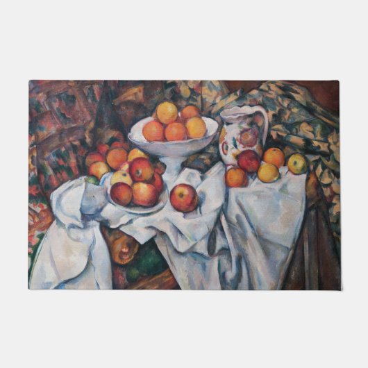 Paul Cezanne - Stilleven, Appelen en Sinaasappels Deurmat (Voorkant)