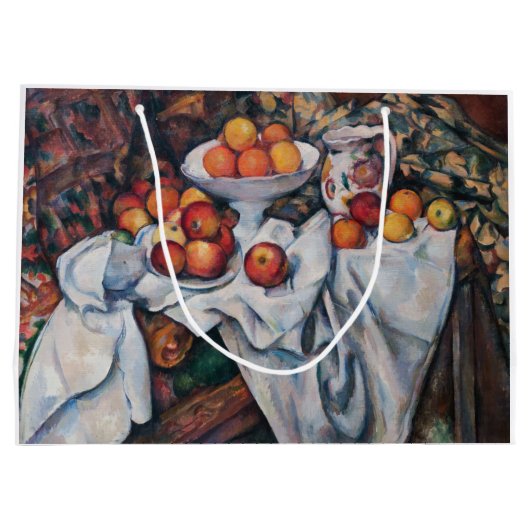 Paul Cezanne - Stilleven, Appelen en Sinaasappels Groot Cadeauzakje (Achterkant)