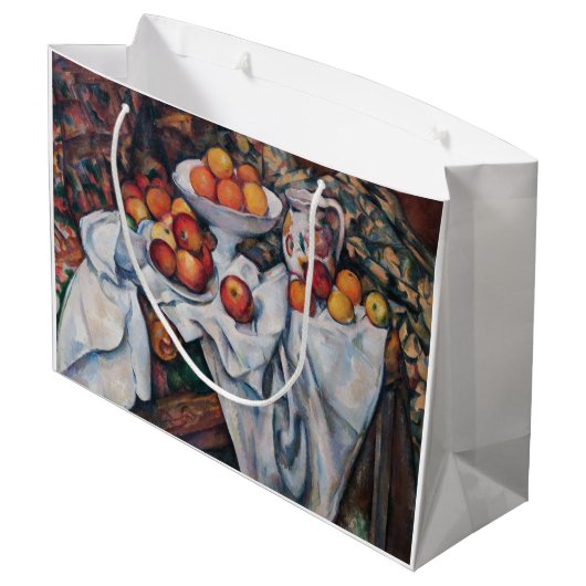 Paul Cezanne - Stilleven, Appelen en Sinaasappels Groot Cadeauzakje (Achterkant Gekanteld)
