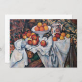 Paul Cezanne - Stilleven, Appelen en Sinaasappels Kaart (Voorkant / Achterkant)