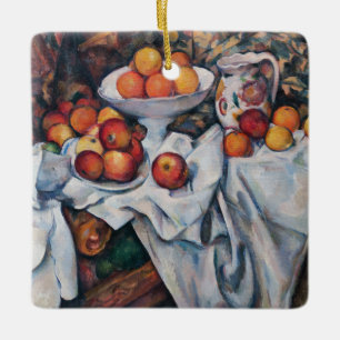 Paul Cezanne - Stilleven, Appelen en Sinaasappels Keramisch Ornament