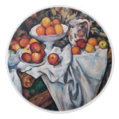Paul Cezanne - Stilleven, Appelen en Sinaasappels Keramische Knop (Voorkant)