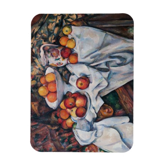 Paul Cezanne - Stilleven, Appelen en Sinaasappels Magneet (Verticaal)