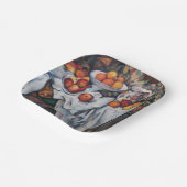 Paul Cezanne - Stilleven, Appelen en Sinaasappels Papieren Bordje (Gebogen)