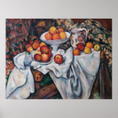Paul Cezanne - Stilleven, Appelen en Sinaasappels Poster (Voorkant)