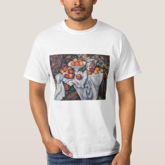 Paul Cezanne - Stilleven, Appelen en Sinaasappels T-shirt (Voorkant)