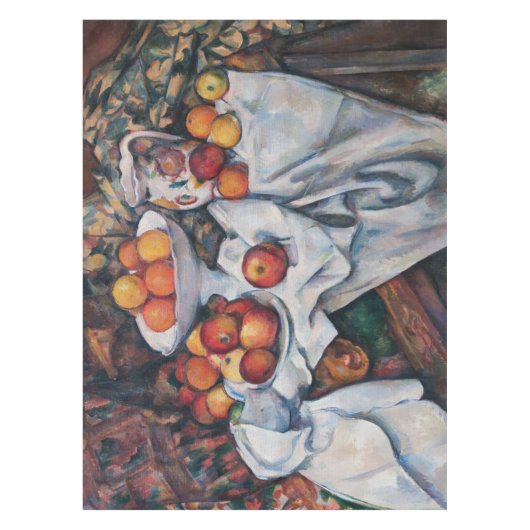 Paul Cezanne - Stilleven, Appelen en Sinaasappels Tafelkleed (Voorkant)