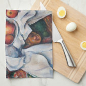 Paul Cezanne - Stilleven, Appelen en Sinaasappels Theedoek (Quarter Fold)