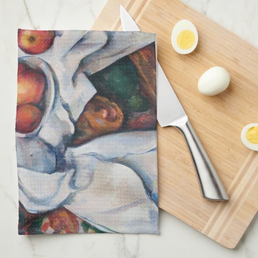 Paul Cezanne - Stilleven, Appelen en Sinaasappels Theedoek (Quarter Fold)